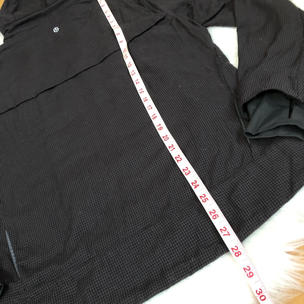Lululemon Relay Jacket Houndstooth Swift Blck Sz L - Picture 8 of 8